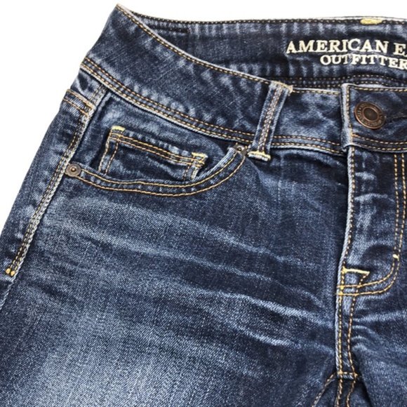 LIKE NEW AMERICAN EAGLE KICK BOOT STRETCH JEANS 426x30 🐎 - Picture 6 of 11